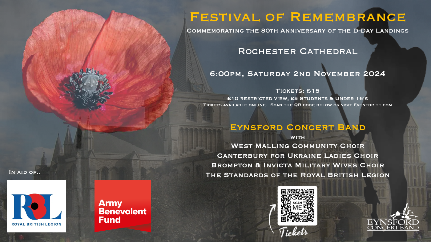Festival of Remembrance Rochester Cathedral Eynsford Concert Band